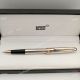 New Replica Montblanc Meisterstuck Wavy Rollerball pen Rose Gold Trim (3)_th.jpg